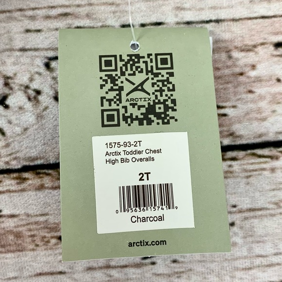 NWT 2T Arctix Kids Snow Bibs Overall Snow Pants Gray Winter Cold Weather Skiing - Picture 10 of 14